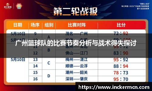 广州篮球队的比赛节奏分析与战术得失探讨